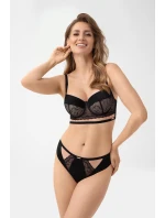 Gorsenia S003 Joy Tanga černá S-2XL