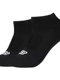 Skechers 2PPK Basic Cushioned Sneaker Socks SK43024-9999 Black 39-42