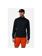 Pánská mikina ROSSIGNOL Mid Layer Thin, černá Pánská mikina ROSSIGNOL Mid Layer Thin, černá