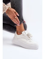 Dámská sportovní obuv na vysoké platformě bílá Bexley Dámská sportovní obuv na vysoké platformě bílá Bexley