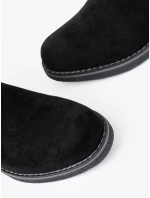 Trendy černé  kotníčkové boty dámské Obcas