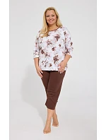 Pyžamo Cornette 147/499 Ashley 3/4 3XL–5XL Pyžamo Cornette 147/499 Ashley 3/4 3XL–5XL
