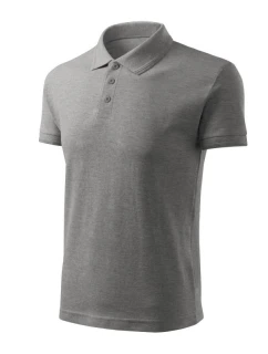 Pánské tričko Pique Polo Free (tmavě šedý melír)