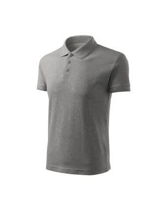 Pánské tričko Pique Polo Free (tmavě šedý melír) Pánské tričko Pique Polo Free (tmavě šedý melír)