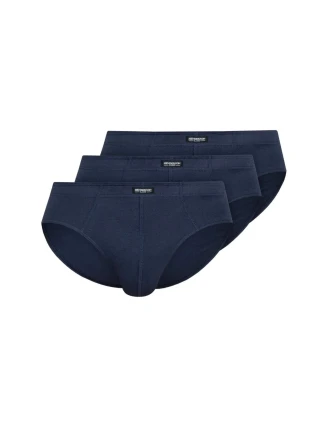 Pánské slipy 3 pack 1446 Basic blue - HENDERSON Pánské slipy 3 pack 1446 Basic blue - HENDERSON