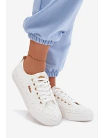 Dámské tenisky s krajkou Lee Cooper LCW-26-02-4060 Bílé