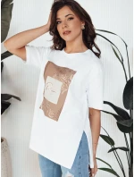 FAGOS dámské tričko bílé FashionStreet RY2592