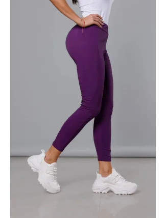 Tmavě fialové trekingové legíny (54350) Tmavě fialové trekingové legíny (54350)