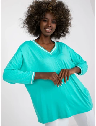 Halenka RV BZ 7805.66P tyrkysová Halenka RV BZ 7805.66P tyrkysová