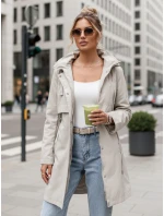 Dámská přechodná bunda parka béžová FashionStreet TY5557