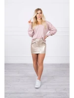 Sukně s ozdobnými jezdci béžová