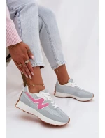 Dámské sportovní boty na platformě modré Janelora