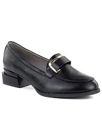 Dámské polobotky v černém bloku M. DASZYŃSKI SA267-2