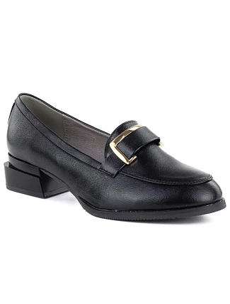 Dámské polobotky v černém bloku M. DASZYŃSKI SA267-2