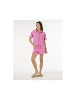 Dámské tričko RIP CURL Hotel Malibu Embroid Shirt, růžové Dámské tričko RIP CURL Hotel Malibu Embroid Shirt, růžové