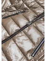 Prošívaná dámská bunda ve velbloudí barvě s'west (b8057-12) Prošívaná dámská bunda ve velbloudí barvě s'west (b8057-12)