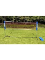 Badmintonové/volejbalové/tenisové sloupky nastavitelné 3v1 + kryt ENERO Badmintonové/volejbalové/tenisové sloupky nastavitelné 3v1 + kryt ENERO