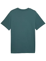 Pánské tričko Puma Ess 2 Color Small No. 1 Logo Tee, zelené, 684717 90