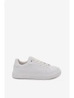 Pánské Tenisky Z Eko Kůže Big Star OO174118 Bílé Pánské Tenisky Z Eko Kůže Big Star OO174118 Bílé