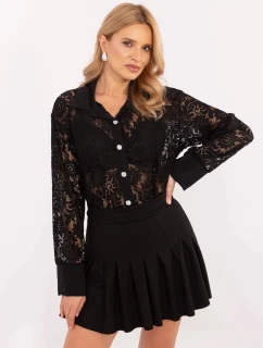 Dámské košile KS C243.18 černá - FPrice