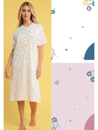Dámská noční košile Karelpiu KC4043 Dámská noční košile Karelpiu KC4043