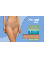 Dámské kalhotky 24/7 Cotton Lace Midi C3P - BRUSH - tělové 6239 - SLOGGI