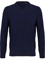NEOBLU Sullivan Men Pánský svetr s výstřihem do V 24.3987 night blue NEOBLU Sullivan Men Pánský svetr s výstřihem do V 24.3987 night blue