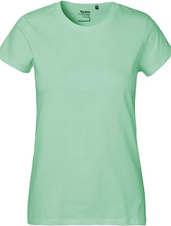 Neutral O 80001 Dámské tričko z těžké bio bavlny 77.8001 dusty mint