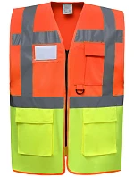 Yoko HVW 801 Hi-Vis multifunkční vesta 79.W801 hi vis orange/hi vis yellow