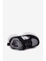 Dětské Sportovní Boty Tenisky Na Suchý Zip Černé Šedé Selinea