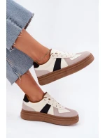 Dámské tenisky na platformě béžové Dovina