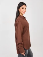 Košile LK KS 510197.12P hnědá