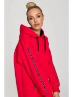 Dámská mikina M696 červená - Made Of Emotion