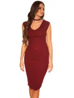 Sexy pletené šaty 9037 - KouCla
