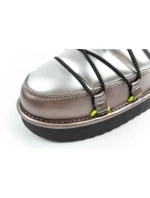 D.Franklin snow boots women winter fashion insulated boots silver dámské