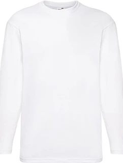 Fruit of the Loom Valueweight T LSL Tričko s dlouhým rukávem 16.1038 white
