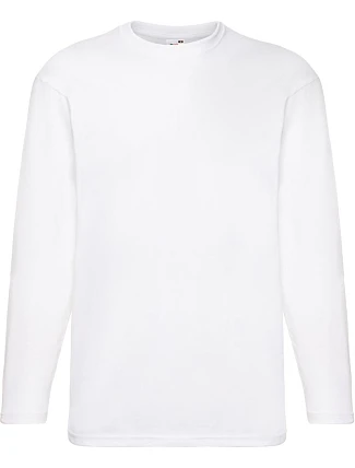 Fruit of the Loom Valueweight T LSL Tričko s dlouhým rukávem 16.1038 white Fruit of the Loom Valueweight T LSL Tričko s dlouhým rukávem 16.1038 white