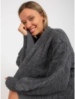 Dámský svetr LC SW 8032  tmavě šedý