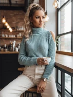 Dámský svetr ARIEL zelený FashionStreet MY1699