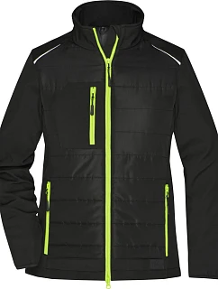 Daiber JN 1819 Dámská hybridní bunda 02.1819 black/neon yellow