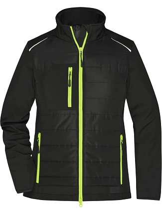 Daiber JN 1819 Dámská hybridní bunda 02.1819 black/neon yellow Daiber JN 1819 Dámská hybridní bunda 02.1819 black/neon yellow