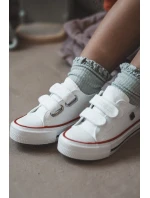 Dětské Tenisky Na Suchý Zip BIG STAR HH374199 Bile