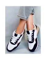 Dámské sportovní boty BB2216 Bílo-černo-béžová - Inello Dámské sportovní boty BB2216 Bílo-černo-béžová - Inello