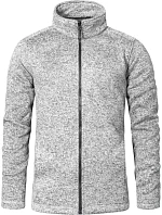 Promodoro 7720 Pánská pletená fleecová bunda 40.7720 heather grey Promodoro 7720 Pánská pletená fleecová bunda 40.7720 heather grey