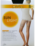 Dámské samodržící punčochy Omsa Sun Light 8 den