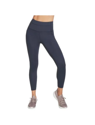 Skechers Go Walk 7/8 legíny s vysokým pasem W03LG31B-NVY Navy Blue M