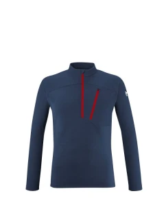 MILLET M Morpho Zip Ls Tričko námořnická modrá