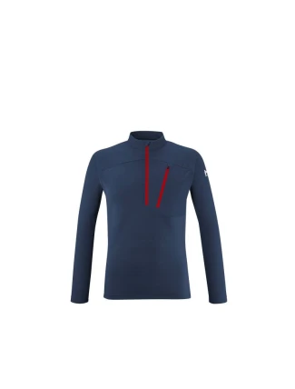 MILLET M Morpho Zip Ls Tričko námořnická modrá