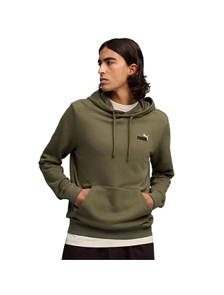 Pánská mikina Puma ESS 2 Color Small No.1 Logo Hoodie olive 684719 81 pánské