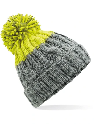 Beechfield B 437 Čepice Apres 53.0437 light grey/citron Beechfield B 437 Čepice Apres 53.0437 light grey/citron
